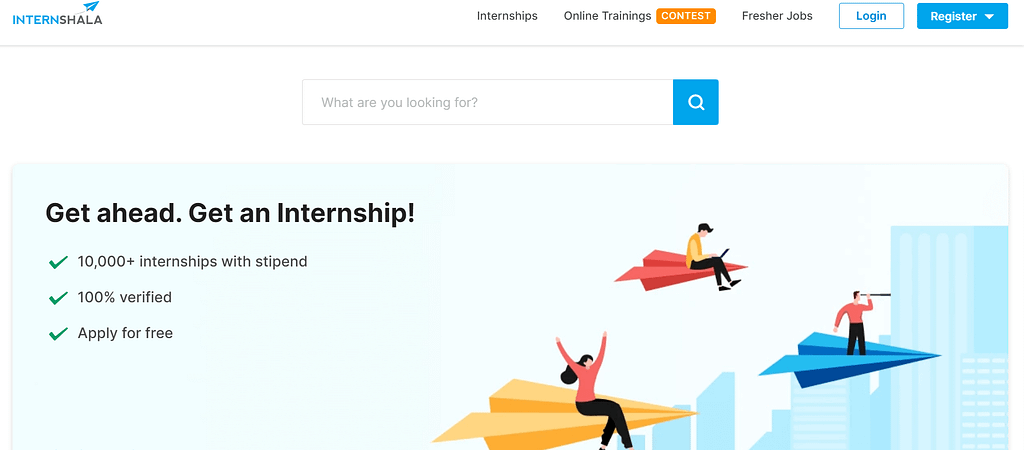 internship website
