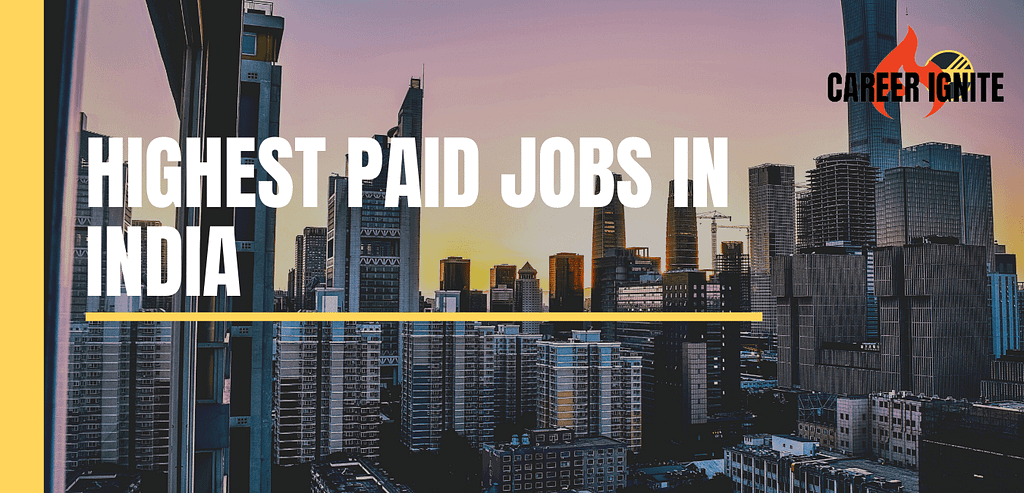 highest paid jobs in India
